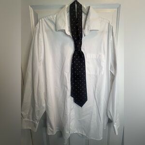 Preswick & Moore White Dress Shirt Classic Style